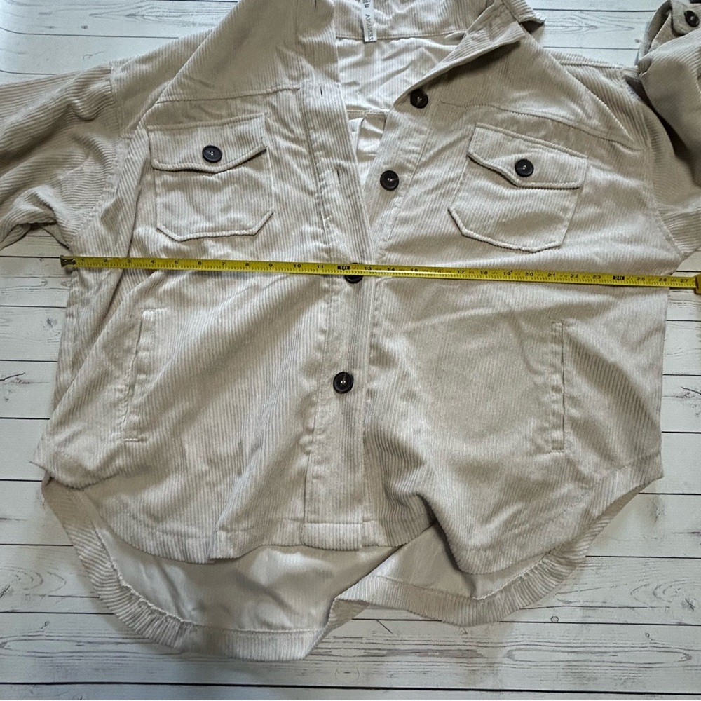 Zenana Button Shirt - Picture 5 of 6